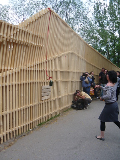 Architektur in Bewegung – "Schiffstaufe" auf den Namen Columbine Foto © aut. architektur und tirol