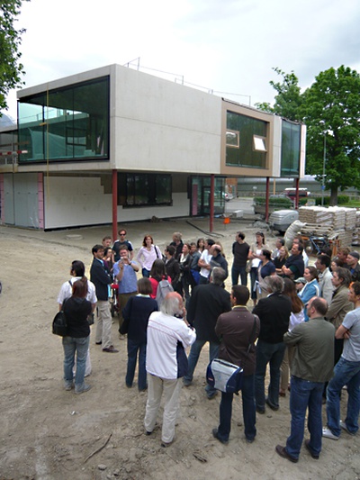 Architektur in Bewegung – Des Kaysers Garten. Führung durch den Schülerhort "Kaysergarten" mit Johannes Wiesflecker Foto © aut. architektur und tirol