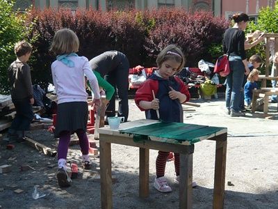 "Parkwerkstatt" für Kinder