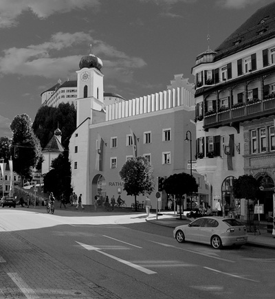 Sanierung Rathaus/Bildsteinhaus, Kufstein, Architektur: ArGe Rainer Köberl, Giner + Wucherer – © Köberl, Giner + Wucherer Sanierung Rathaus/Bildsteinhaus, Kufstein, Architektur: ArGe Rainer Köberl, Giner + Wucherer