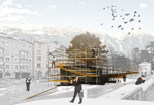 stattstube, Innsbruck; Arch: Tortenwerkstatt