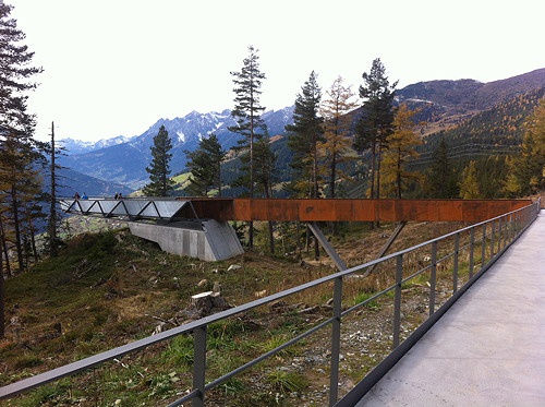 Aussichtsplattform Gachenblick, Fließ; Architektur: columbosnext