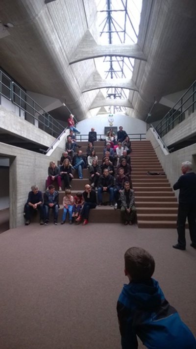 Architekturtage 2016 in Tirol – Besichtigung des Schigymnasiums in Stams mit Werner Burtscher