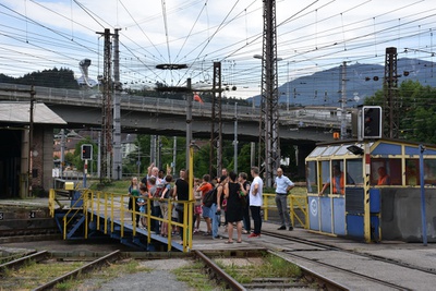 Auf der Drehscheibe bei der Remise