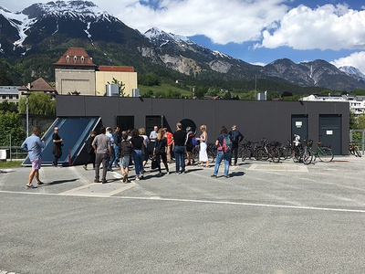 "Vom Regentropfen zur Kläranlage" - IKB-Fahrrad-Tour zu Orten der Energie und Versorgung