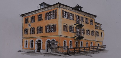 Aquarell von Elmar Gabriel, Mai 2018