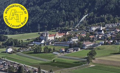 Blick auf den Bildungsstandort Stams – © Günter Richard Wett Blick auf den Bildungsstandort Stams