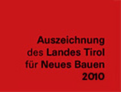 neues bauen in tirol 2010