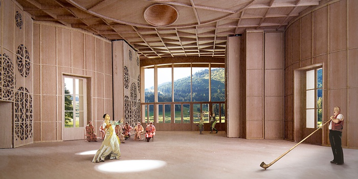 Staufer & Hasler, Klanghaus Toggenburg, Modell