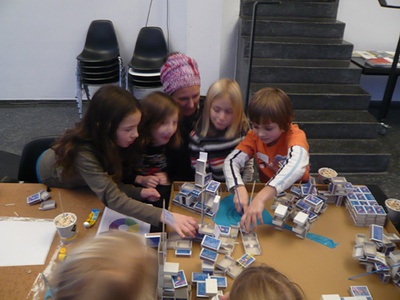 Workshop "modello italiano" im Rahmen der Ausstellung "Martin & Werner Feiersinger: italomodern. Architektur in Oberitalien 1946 – 1976, Herbst/Winter 2011/2012