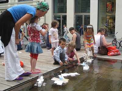 Architekturspiele für Kinder von 4 bis 6 Jahren