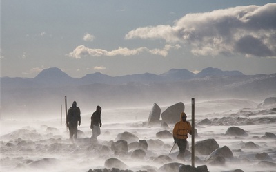 Besteigung des Snøhetta