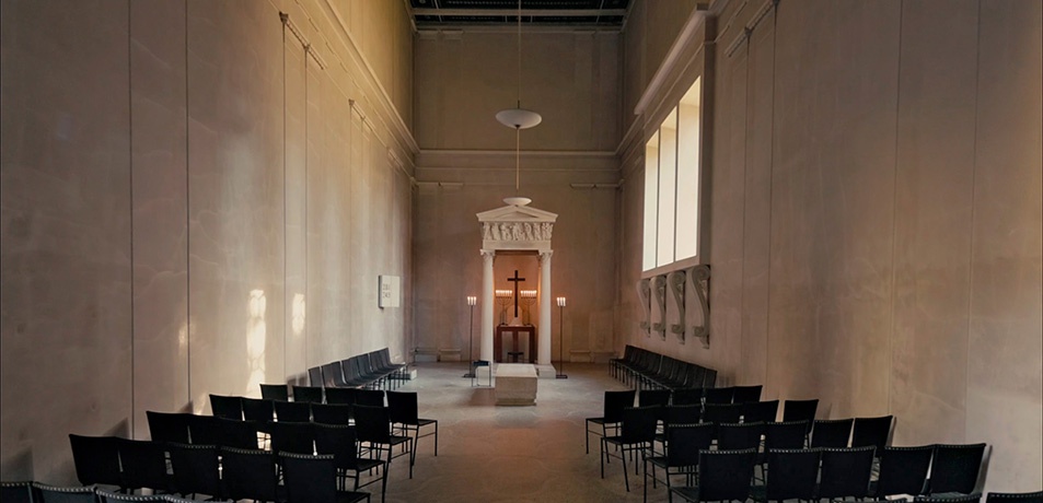 Sigurd Lewerentz, Auferstehungskapelle, Waldfriedhof, Stockholm – © Per Kristiansen Sigurd Lewerentz, Auferstehungskapelle, Waldfriedhof, Stockholm