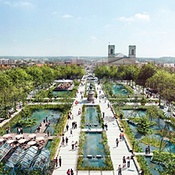 Place Napoléon, La Roche-sur-Yon / © Alexandre Chemetoff & Associé