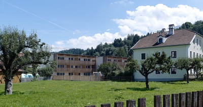 Wohnanlage und Vereinsheim, Amras