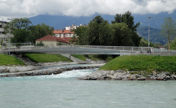 Tiflisbrücke an der Sillmündung, Innsbruck