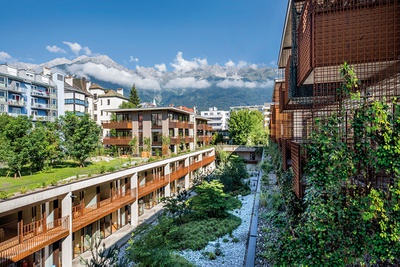 Wohnanlage Salamander, Innsbruck – © Peter Prantner Wohnanlage Salamander, Innsbruck