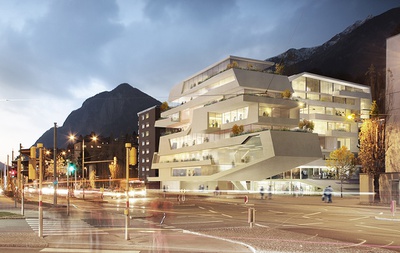 Hybridgebäude Callas, Innsbruck – © rococoon Hybridgebäude Callas, Innsbruck
