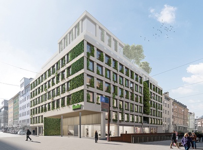 Zentrale Tiroler Versicherung, Innsbruck, Rendering