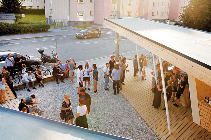 Temporäres Stadtteilzentrum Reichenau