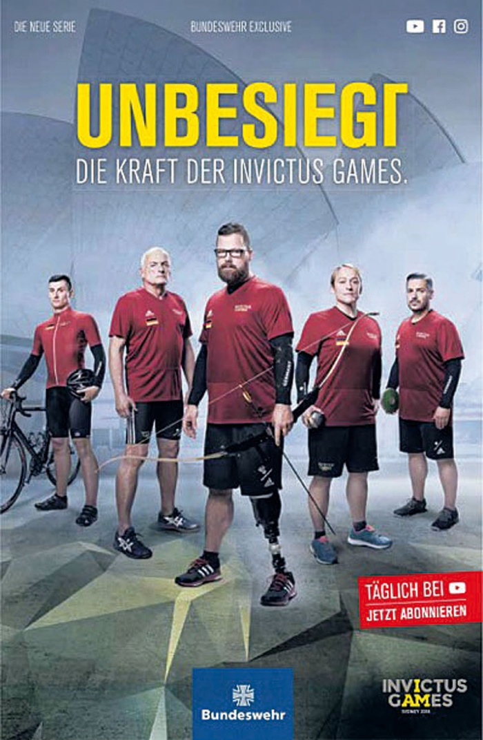 Kampagne „UNBESIEGT. Die Kraft der Invictus Games“
