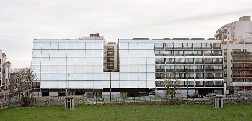 Wohnbau mit Kindergarten und Notunterkunft, Paris