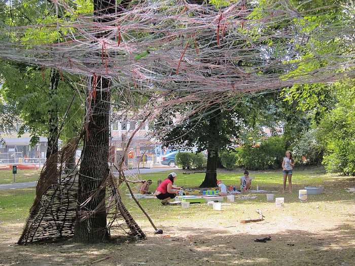 Sommeri 2013: Erste gemeinsame Kindersommerakademie von aut und KUNSCHTschule im Rapoldipark