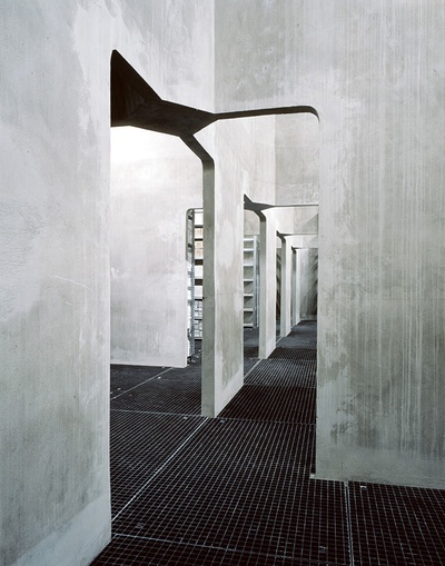 Archivebene – ehemalige Malzsilos, Zustand nach der Transformation, 2005; Foto: Lukas Schaller